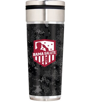 Alabama Crimson Tide Operation Hat Trick 22oz Travel Tumbler Silver