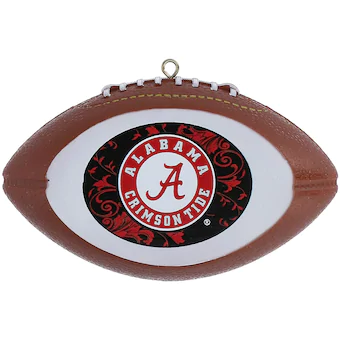 Alabama Crimson Tide Replica Football Ornament