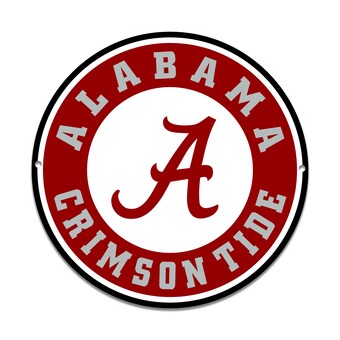 Alabama Crimson Tide Statement Size Laser Cut Steel Logo Wall Art