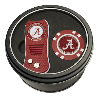 Alabama Crimson Tide Switch Chip Golf Tin Set