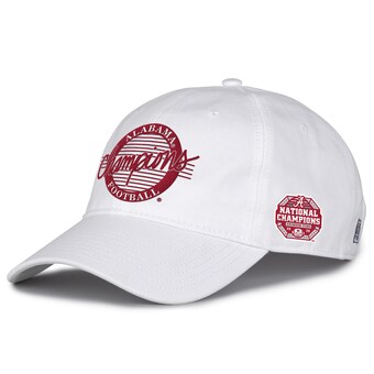 Alabama Crimson Tide The Game College Football Playoff 2020 National Champions Circle Bar Adjustable Hat White