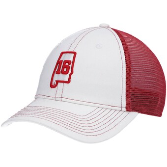 Alabama Crimson Tide The Game Number State Snapback Hat White