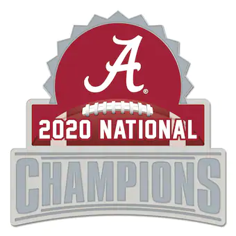 Alabama Crimson Tide WinCraft College Football Playoff 2020 National Champions Collector Pin