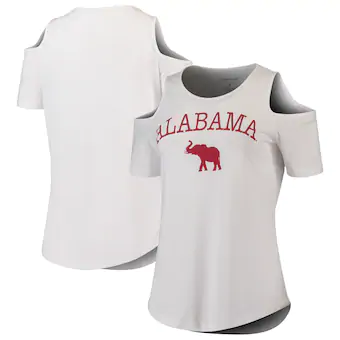 Alabama Crimson Tide T-Shirt - Boxercraft - Ladies White