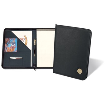 Alabama Crimson Tide Zippered Writing Portfolio Gold