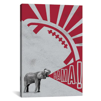 Alabama Crimson Tide iCanvas Loud & Proud Canvas Print