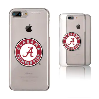 Alabama Crimson Tide iPhone 6 Plus 7 Plus 8 Plus Clear Case