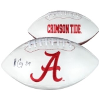 Amari Cooper Alabama Crimson Tide Fanatics Authentic Autographed White Panel Football