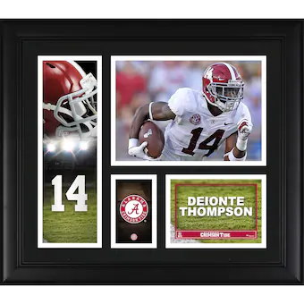 Deionte Thompson Alabama Crimson Tide Fanatics Authentic Framed 15 x 17 Player Collage