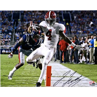 Jerry Jeudy Alabama Crimson Tide Fanatics Authentic Autographed 16 x 20 Sideline Touchdown Photograph