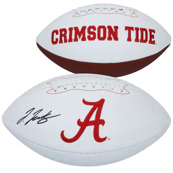 Jerry Jeudy Alabama Crimson Tide Fanatics Authentic Autographed White Panel Football