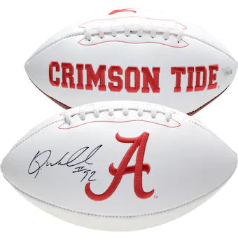 Quinnen Williams Alabama Crimson Tide Fanatics Authentic Autographed White Panel Football