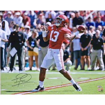 Tua Tagovailoa Alabama Crimson Tide Fanatics Authentic Autographed 16 x 20 Passing Photograph