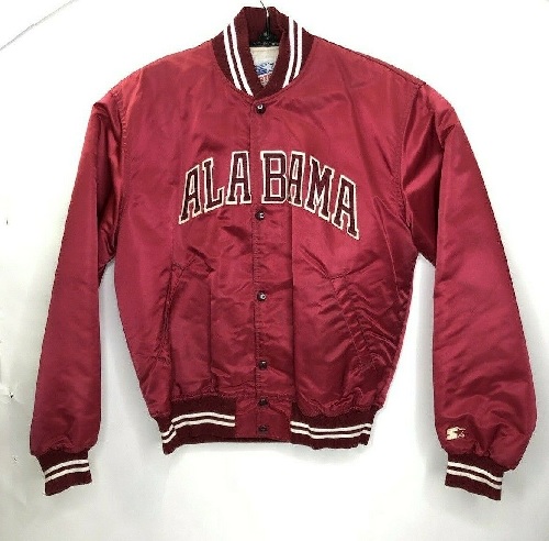 Vintage Alabama Crimson Tide Starter 80s Jacket Made In USA