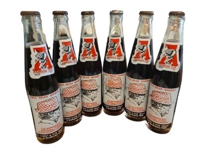 Vintage Coca Cola Alabama Coke The Bear Paul Bear Bryant 315 Bottle 10 fl oz