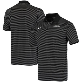 Alabama Crimson Tide Nike Stadium Stripe Team Performance Polo Black